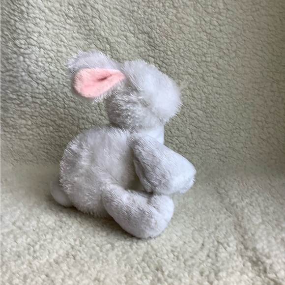 GANZ Webkinz HM078 White Bunny Rabbit Plush Stuffed Animal Toy No Code - Picture 6 of 7